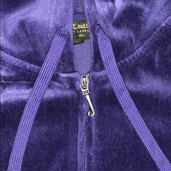 JUICY COUTURE ULTRA LUXE VELOUR JACKET SIZE S - Picture 2 of 4